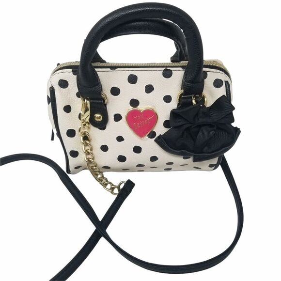BETSEY JOHNSON CROSSBODY BAG. PU LEATHER - Picture 1 of 1